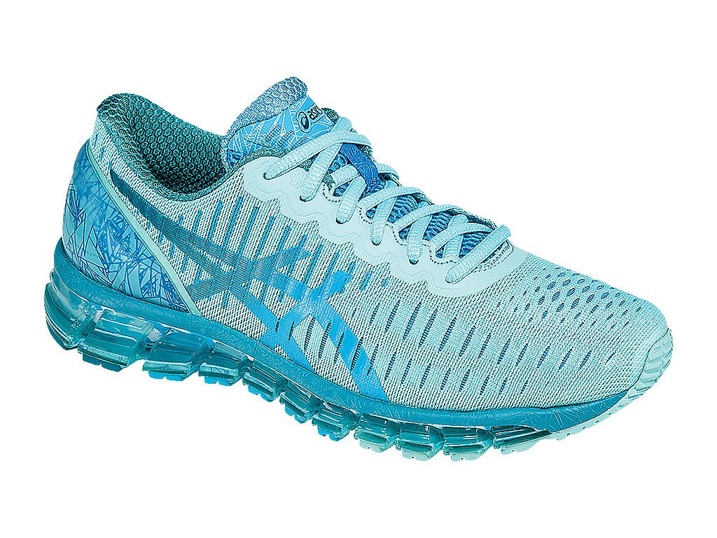 Asics Gel-Quantum 360 Running Shoes For Women Light Turquoise Grey/Turquoise/Blue 002DLLJY