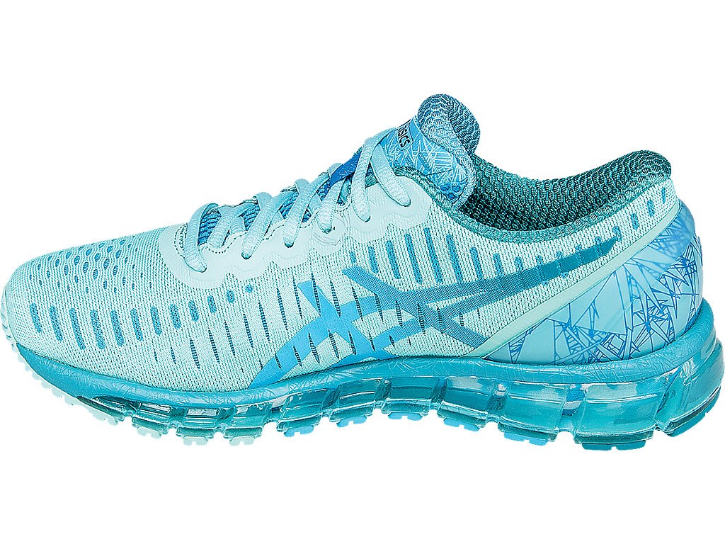 Asics Gel-Quantum 360 Running Shoes For Women Light Turquoise Grey/Turquoise/Blue 002DLLJY
