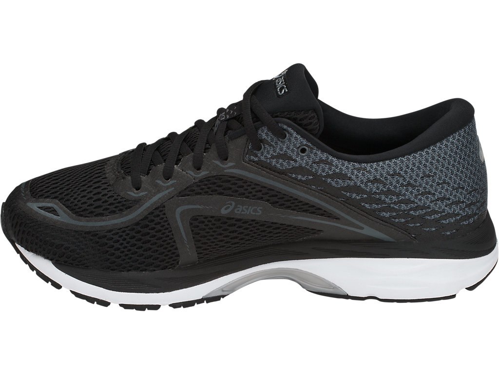Asics Gel-Cumulus 19 Running Shoes For Men Black/White/Black 004WRJVS