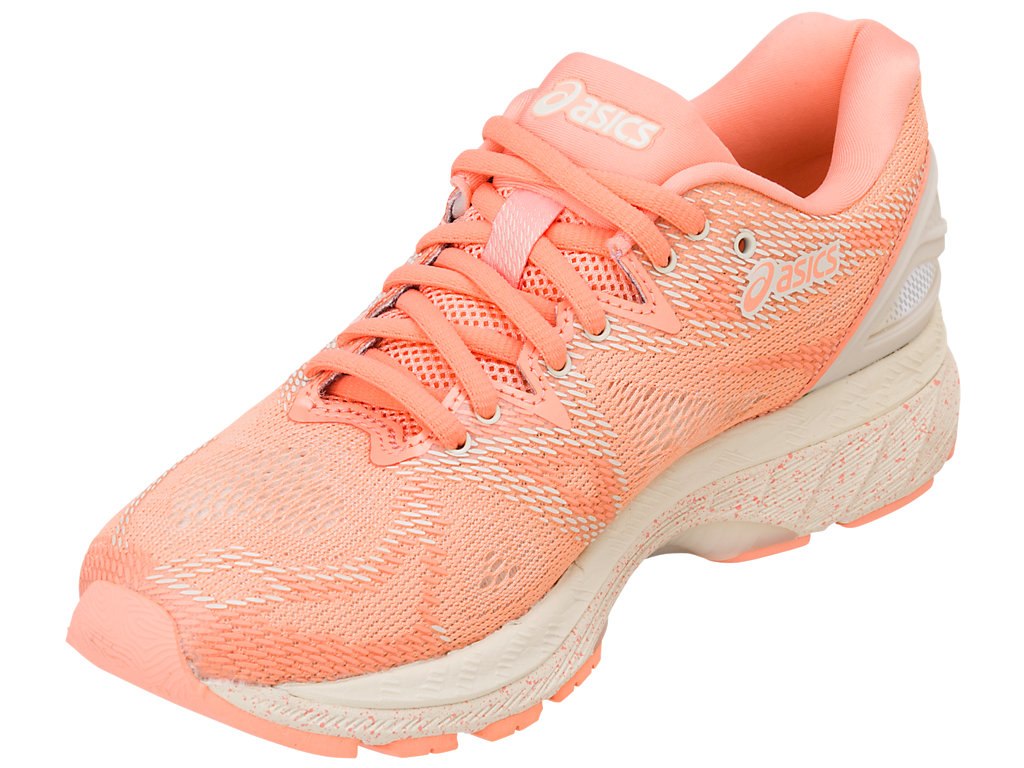 Asics Gel-Nimbus 20 Running Shoes For Women Pink/Coffee 009DBPLL