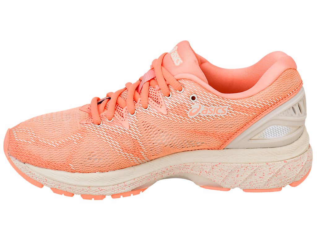 Asics Gel-Nimbus 20 Running Shoes For Women Pink/Coffee 009DBPLL