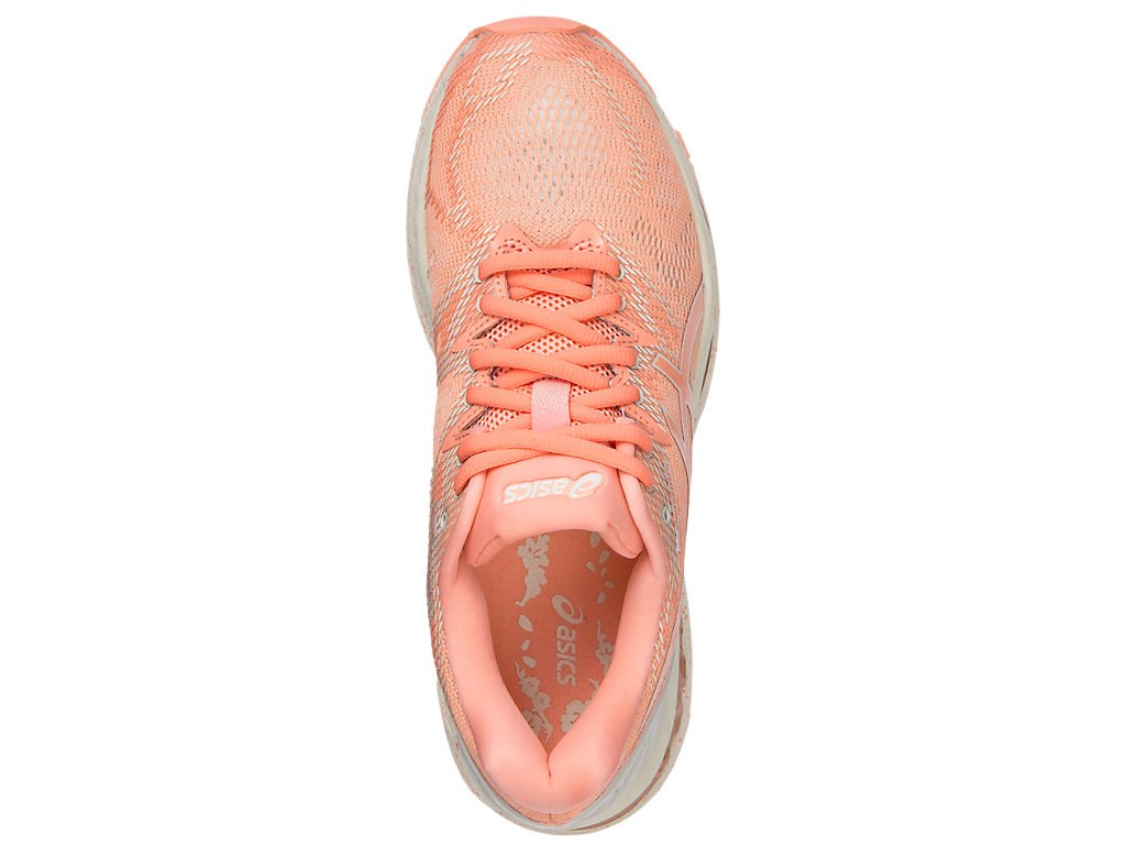 Asics Gel-Nimbus 20 Running Shoes For Women Pink/Coffee 009DBPLL