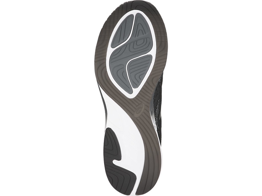Asics Noosa Ff Running Shoes For Men Black White/Dark Grey 011TPMST