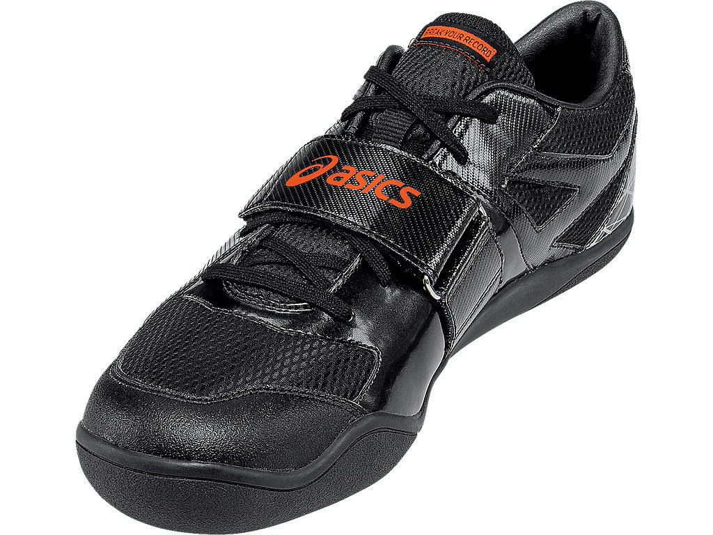 Asics Throw Pro Shoes For Men Black/Coral 014OMHFC