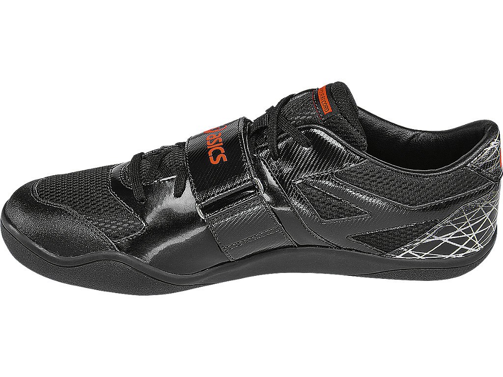 Asics Throw Pro Shoes For Men Black/Coral 014OMHFC
