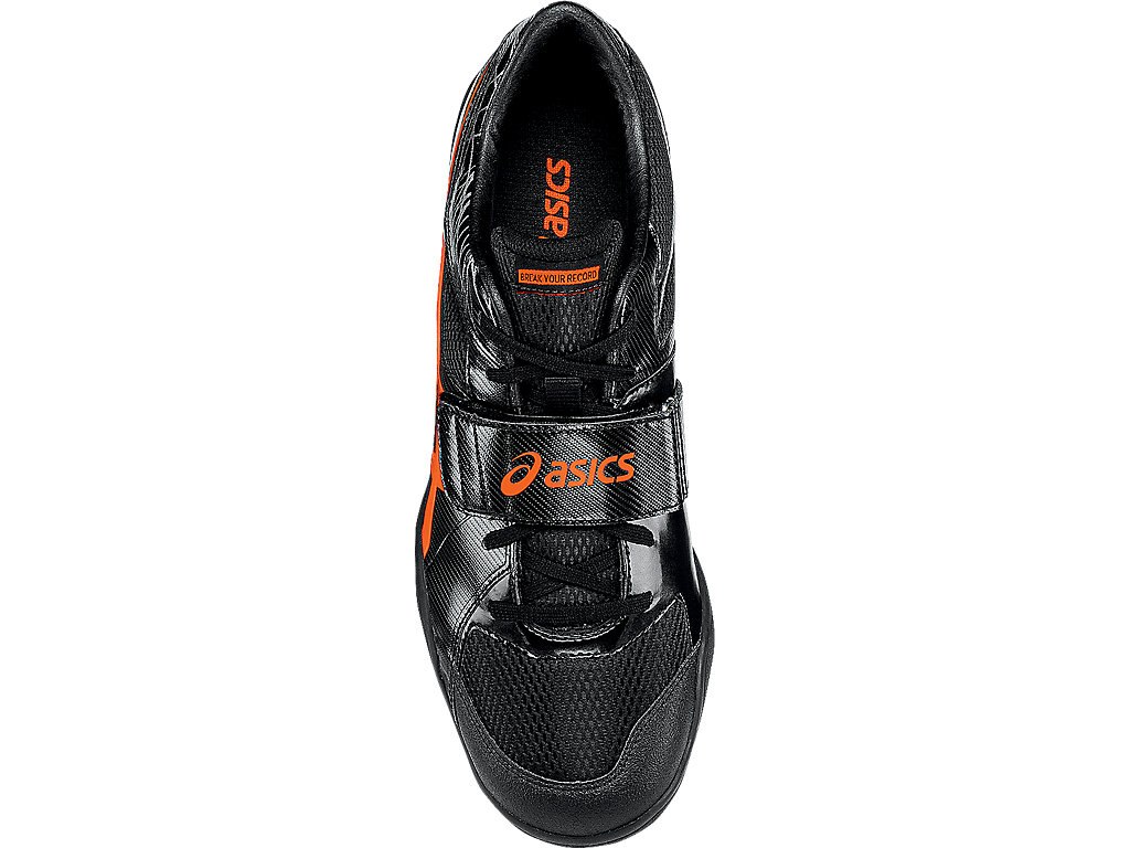 Asics Throw Pro Shoes For Men Black/Coral 014OMHFC