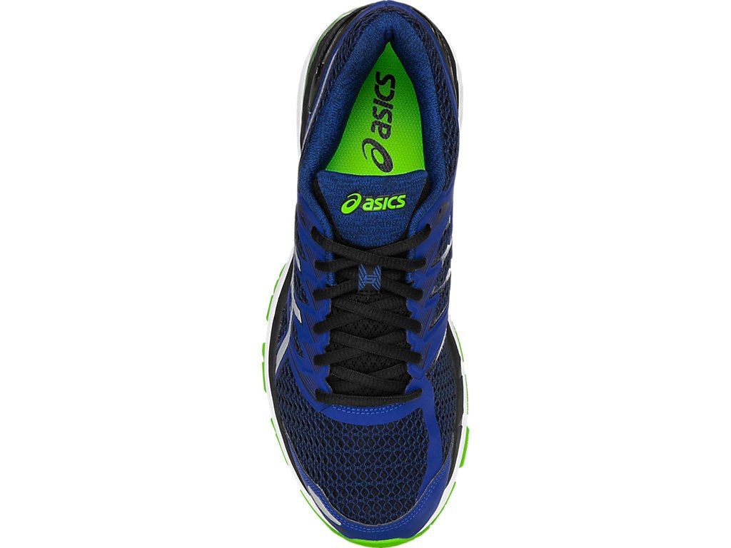 Asics Gt-2000 5 Running Shoes For Men Black/Silver/Royal 025OMWWH
