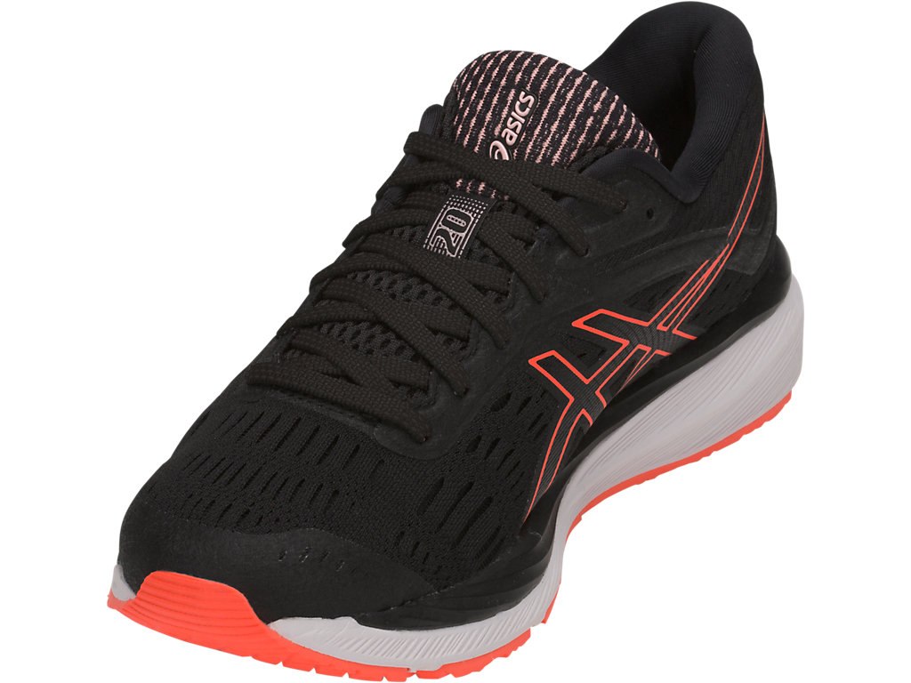 Asics Gel-Cumulus 20 Running Shoes For Women Black/Coral 025TXENC