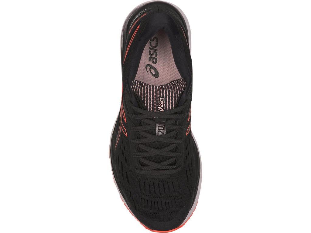 Asics Gel-Cumulus 20 Running Shoes For Women Black/Coral 025TXENC