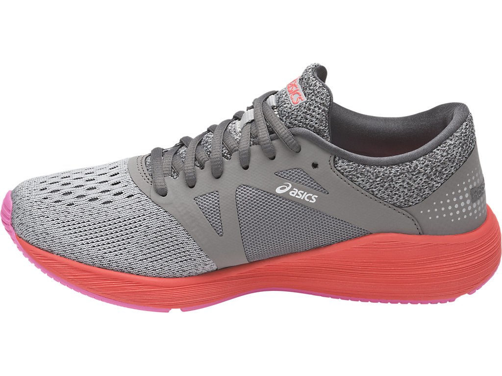 Asics Roadhawk Ff Running Shoes For Women Dark Grey/Silver/Coral 026KSPTC