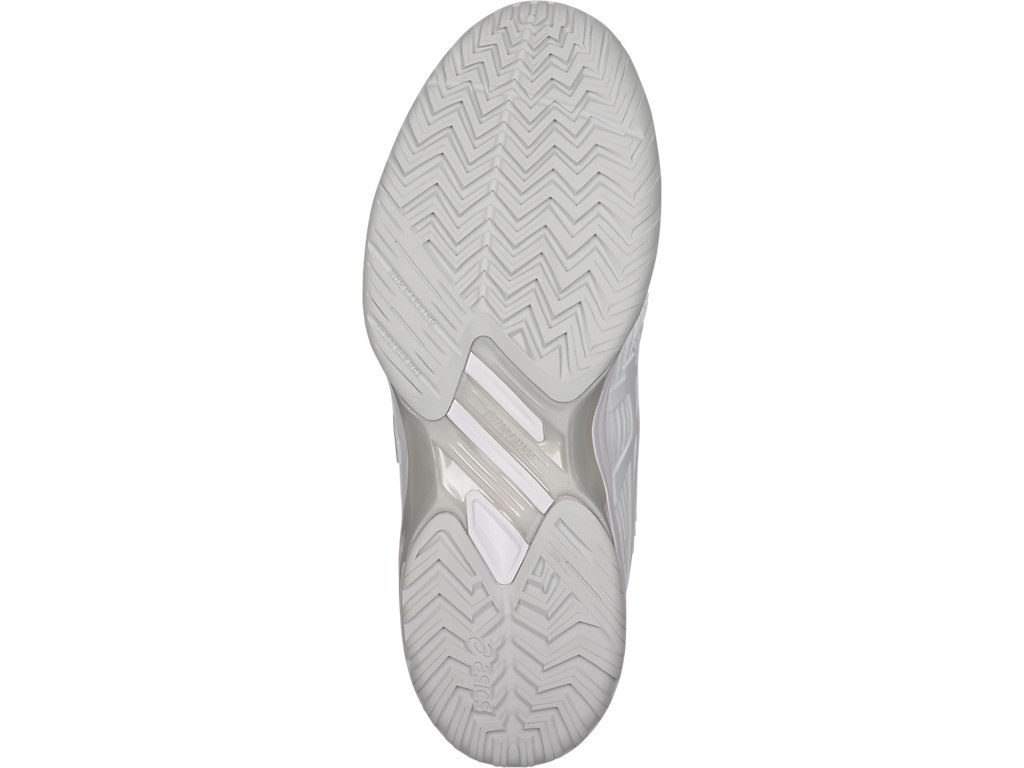 Asics Solution Speed Ff Tennis Shoes For Women White/Silver 027NBUZI
