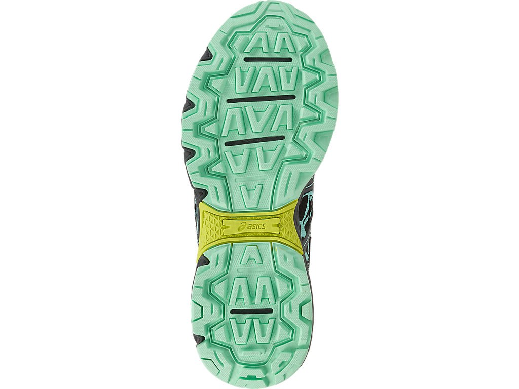 Asics Gel-Venture 6 Running Shoes For Women Black/Dark Grey/Light Green 027SUADN