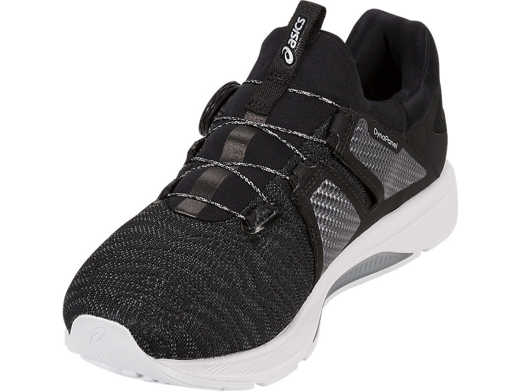 Asics Dynamis Running Shoes For Women Dark Grey/Black/White 031CELQF