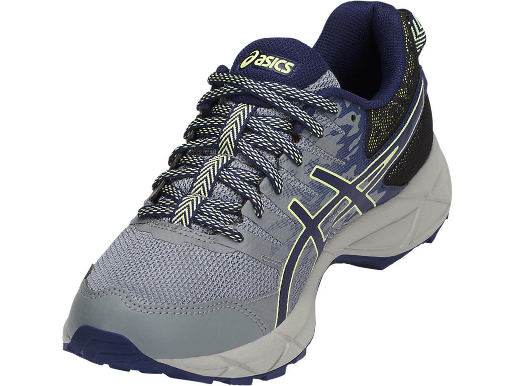 Asics Gel-Sonoma 3 Running Shoes For Women Grey/Indigo Blue/Light Green 032BFGZM