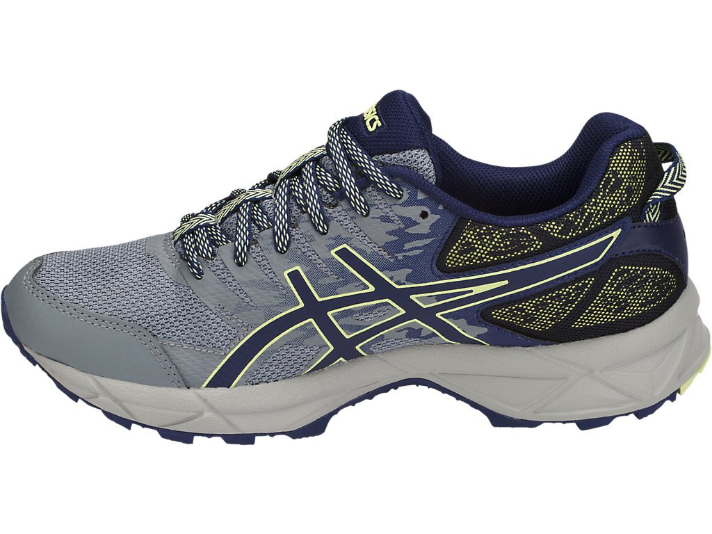 Asics Gel-Sonoma 3 Running Shoes For Women Grey/Indigo Blue/Light Green 032BFGZM