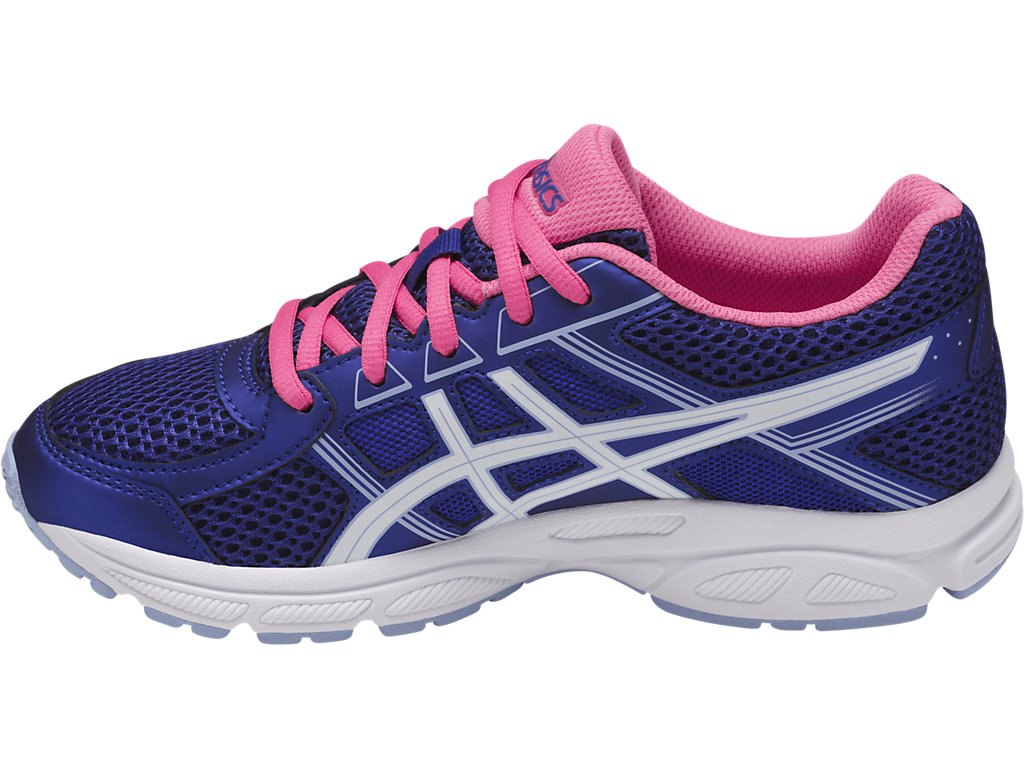Asics Gel-Contend 4 Running Shoes For Kids Blue Purple/White/Blue 034RGFBC