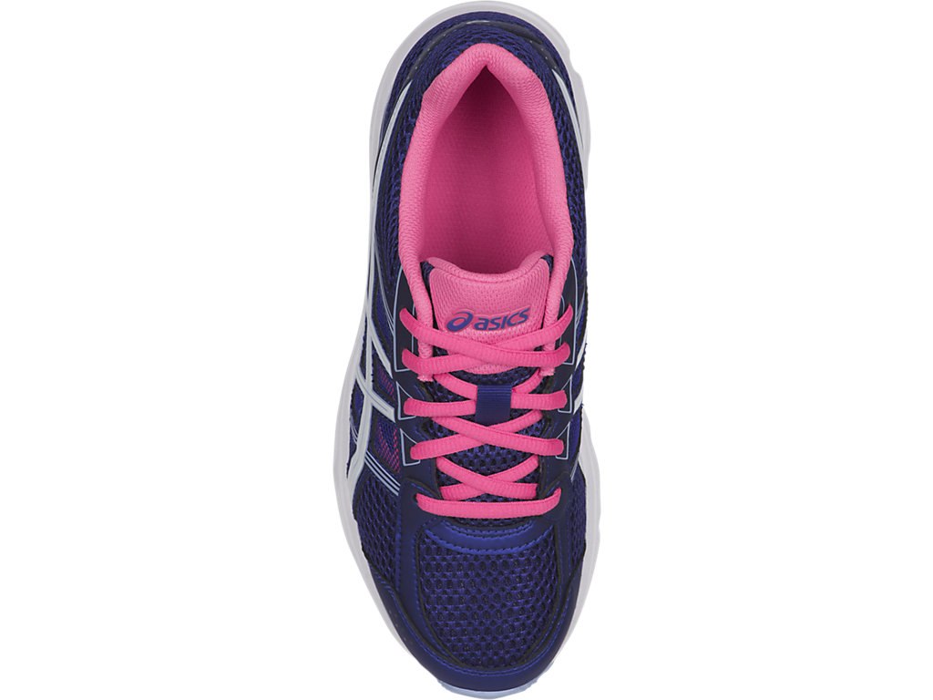 Asics Gel-Contend 4 Running Shoes For Kids Blue Purple/White/Blue 034RGFBC