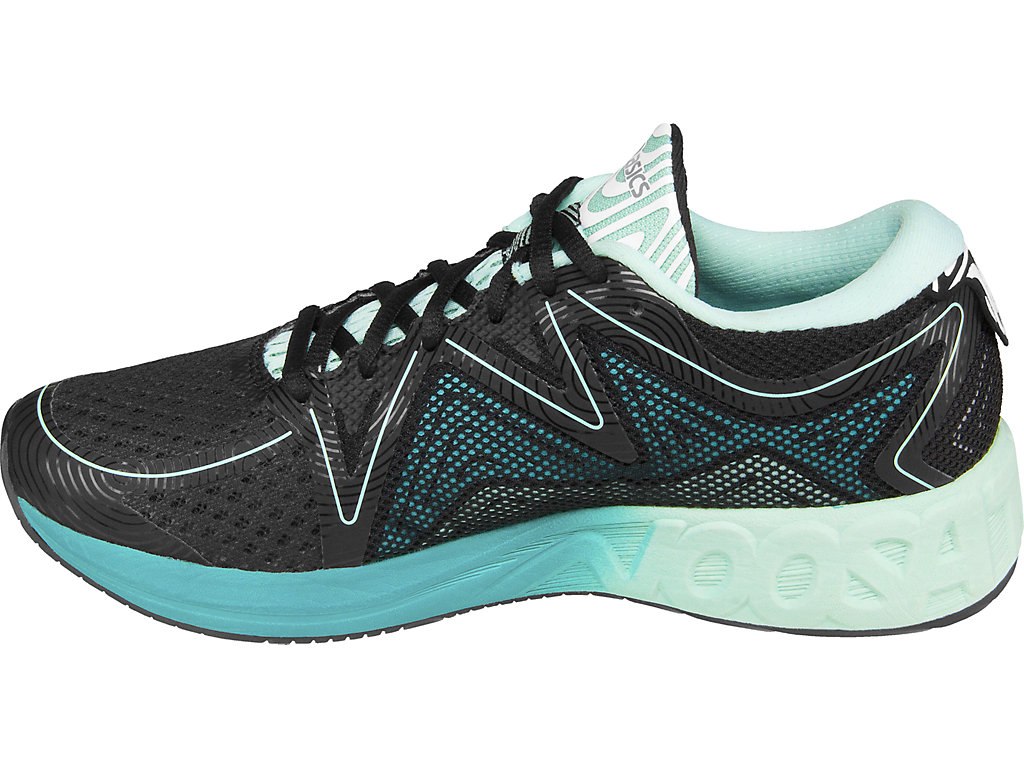Asics Noosa Ff Running Shoes For Women Black/Green 037DVCJP