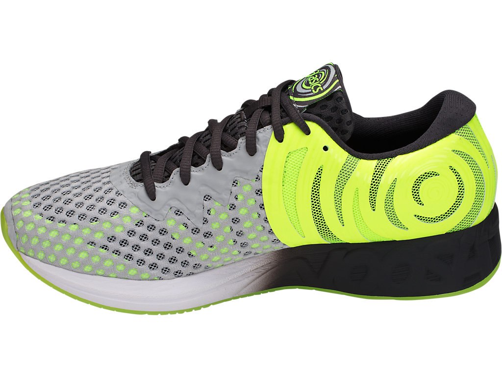 Asics Noosa Ff Running Shoes For Men Grey/Dark Grey/Yellow 039QUONI