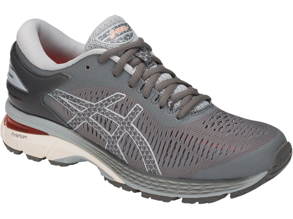 Asics Gel-Kayano 25 Running Shoes For Women Dark Grey 044JFZTJ