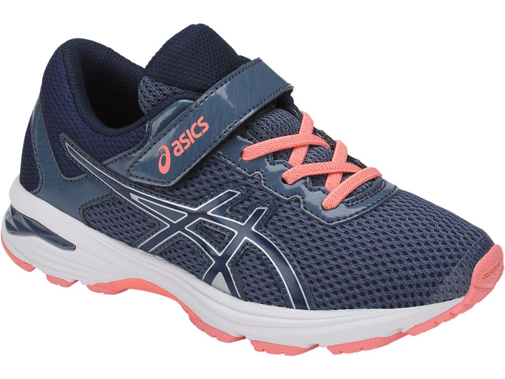 Asics Gt-1000 6 Running Shoes For Kids Blue/Indigo Blue/Pink 051VZSSQ