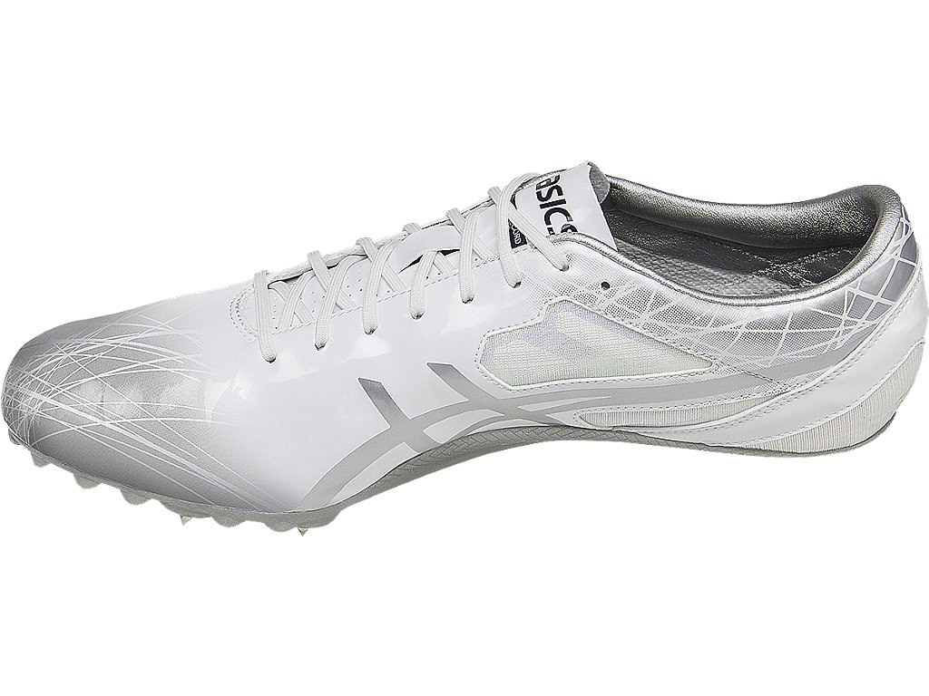 Asics Sonicsprint Shoes For Men White/Silver/Deep Grey 062VKUIG