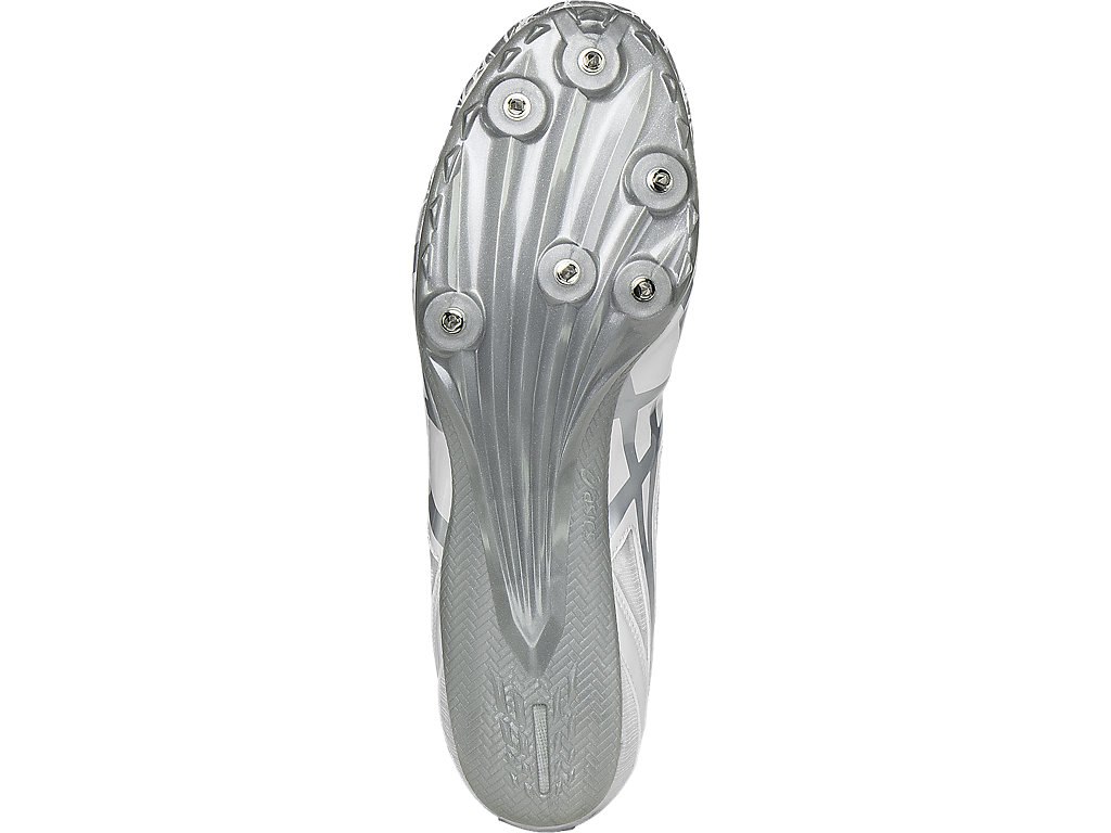 Asics Sonicsprint Shoes For Men White/Silver/Deep Grey 062VKUIG