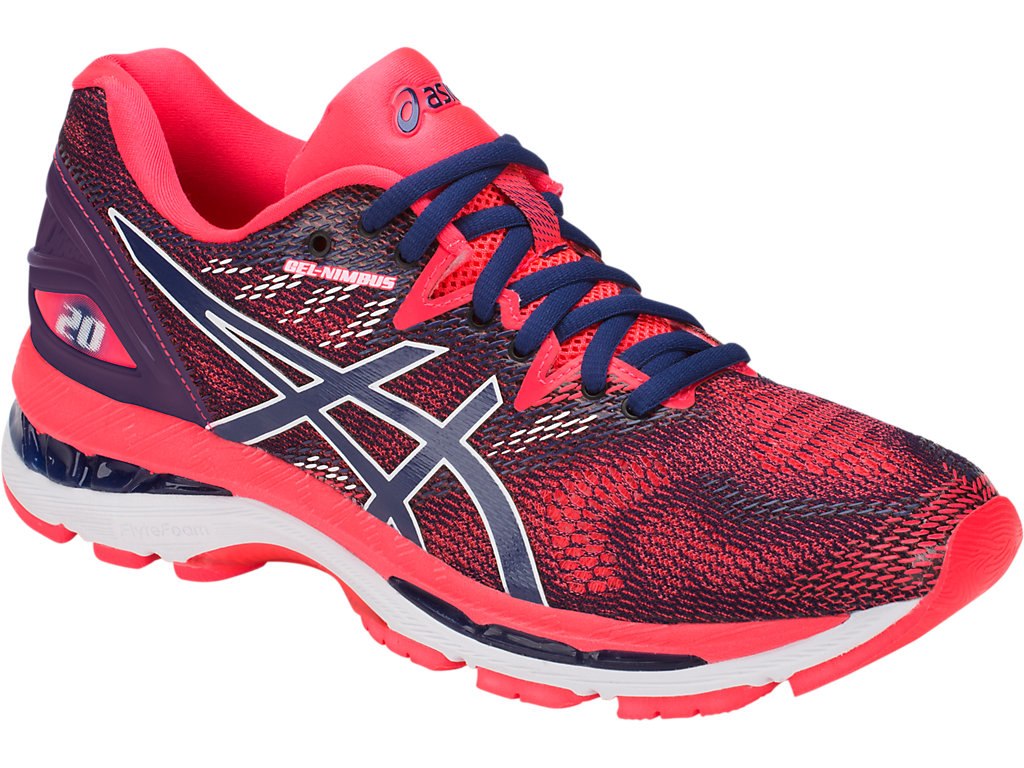 Asics Gel-Nimbus 20 Running Shoes For Women Blue 064VLEBC