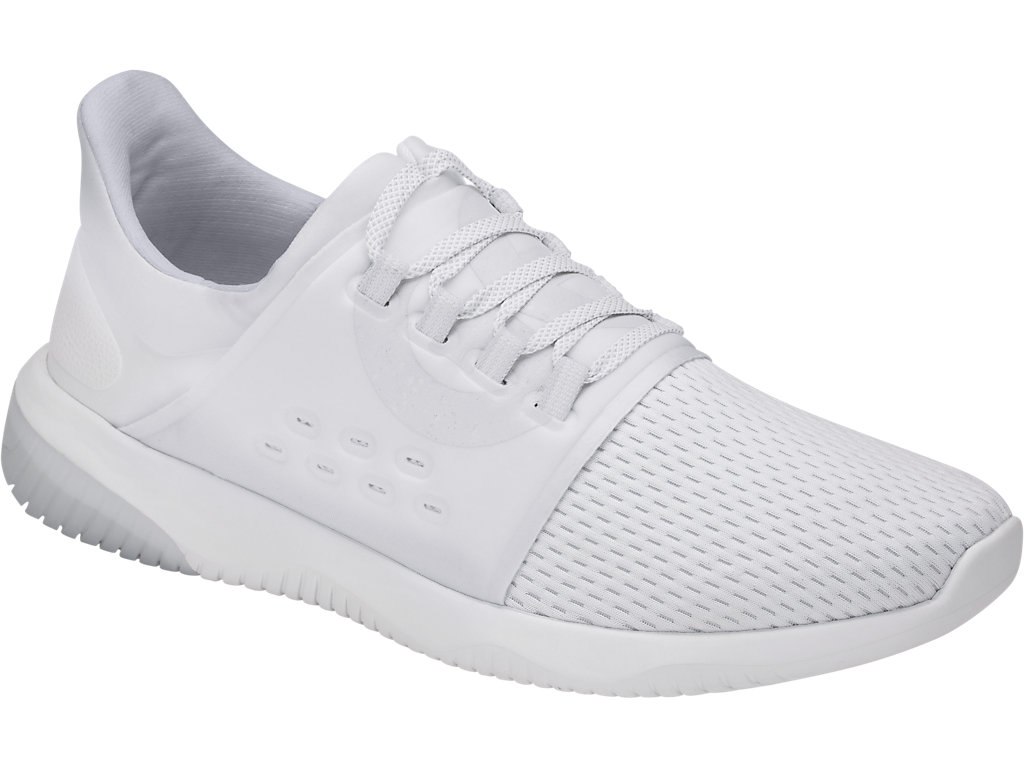 Asics Gel-Kenun Running Shoes For Women White/Grey/White 065HWSSF