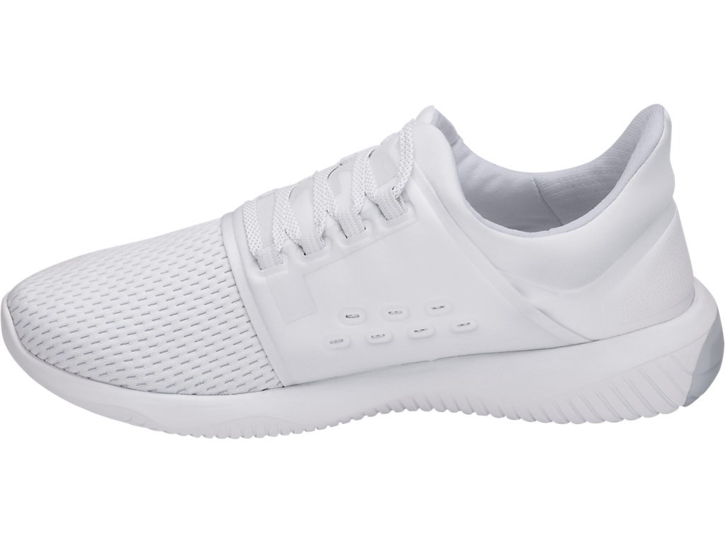 Asics Gel-Kenun Running Shoes For Women White/Grey/White 065HWSSF