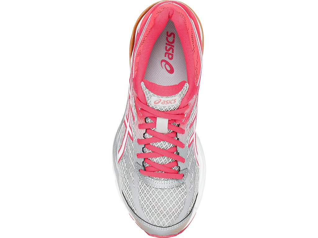 Asics Gel-Flux 4 Running Shoes For Women Grey/White/Pink 068OFGMJ