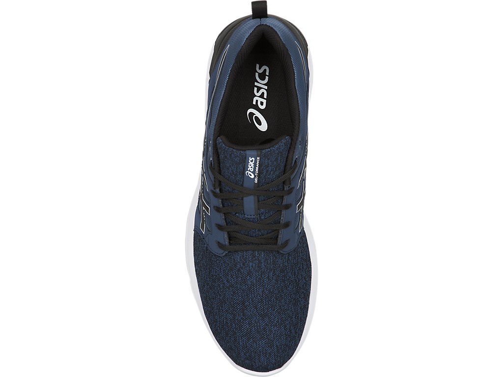 Asics Torrance Running Shoes For Men Dark Blue/Black/White 070RWTQD
