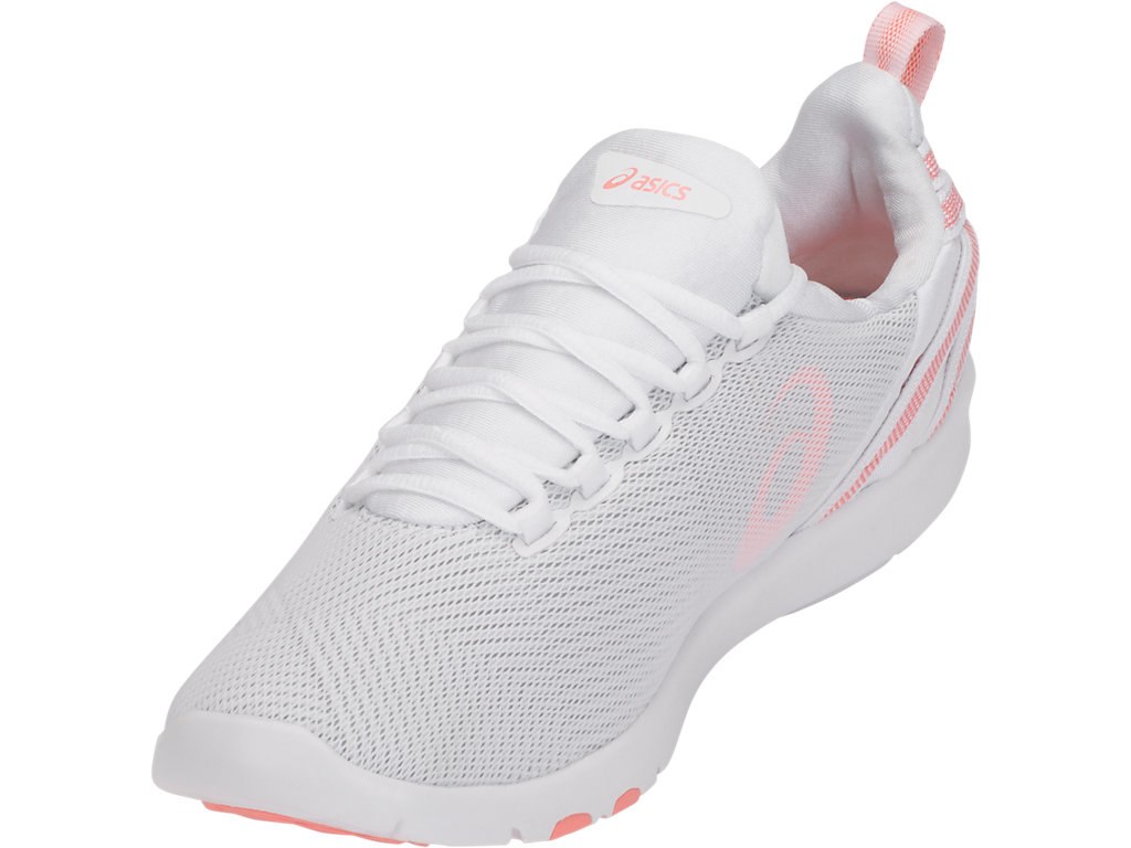 Asics Gel-Fit Sana Training Shoes For Women White/Pink/Grey 081KQFRI