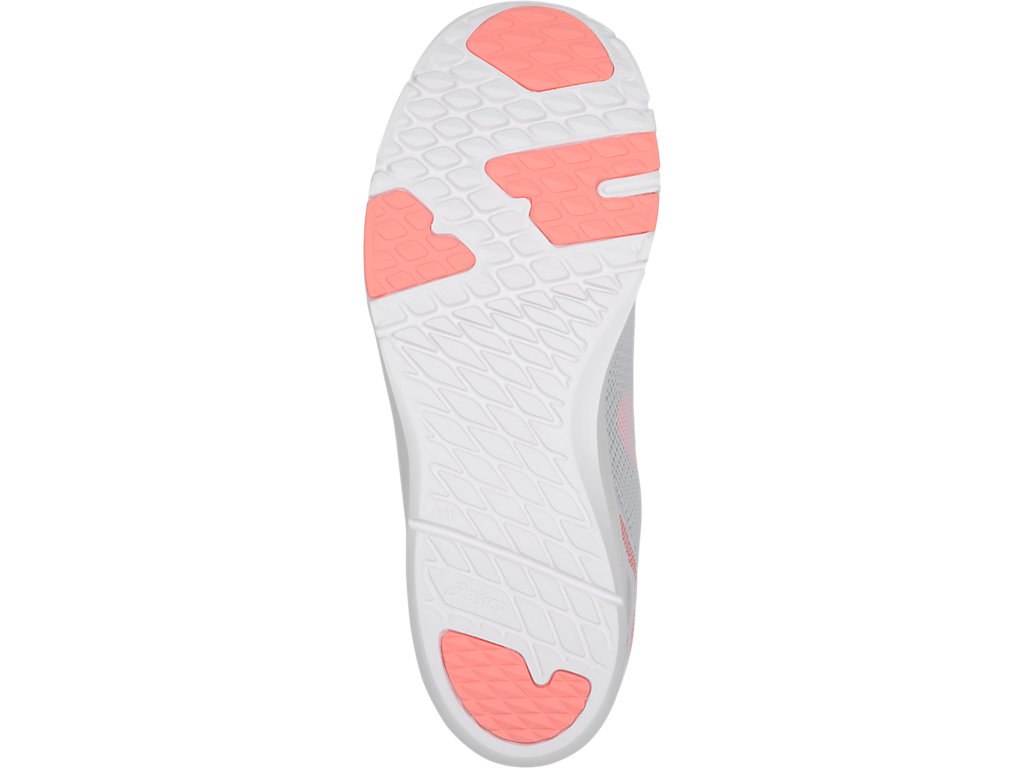 Asics Gel-Fit Sana Training Shoes For Women White/Pink/Grey 081KQFRI