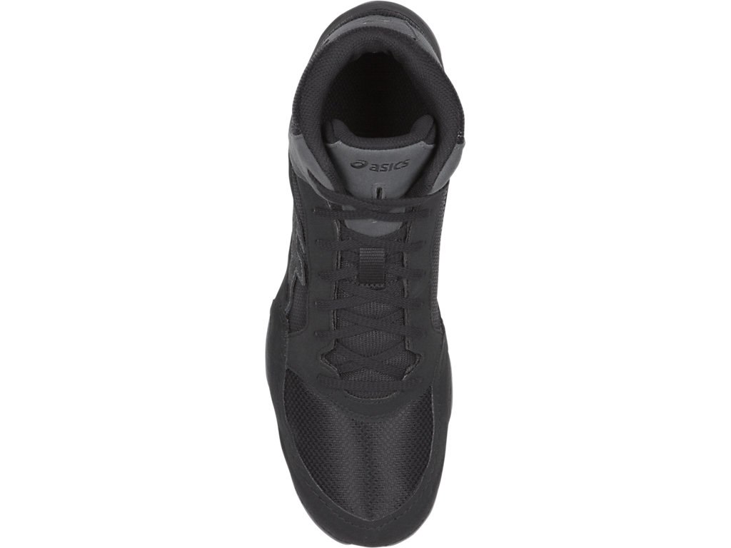 Asics Snapdown Shoes For Men Black/Dark Grey 085QWTHQ