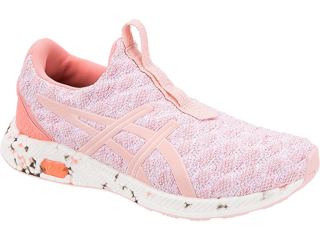 Asics Hypergel-Kenzen Running Shoes For Women Pink/Grey 088TCDZR