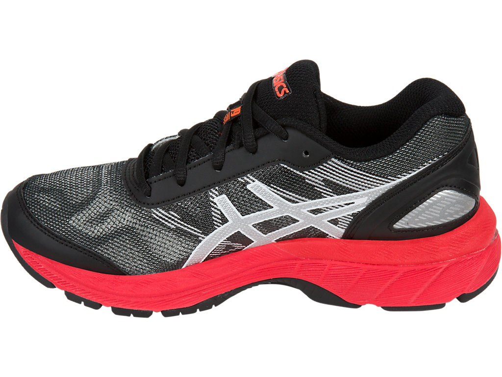 Asics Gel-Nimbus 19 Running Shoes For Kids Black/Silver 091MGJZG