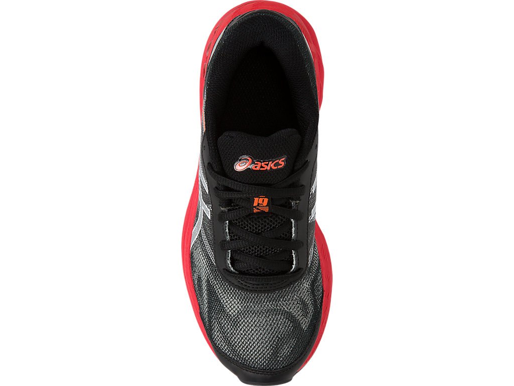 Asics Gel-Nimbus 19 Running Shoes For Kids Black/Silver 091MGJZG