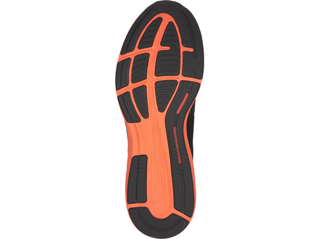 Asics Roadhawk Ff Running Shoes For Men Black/Orange/White 101GHIPW