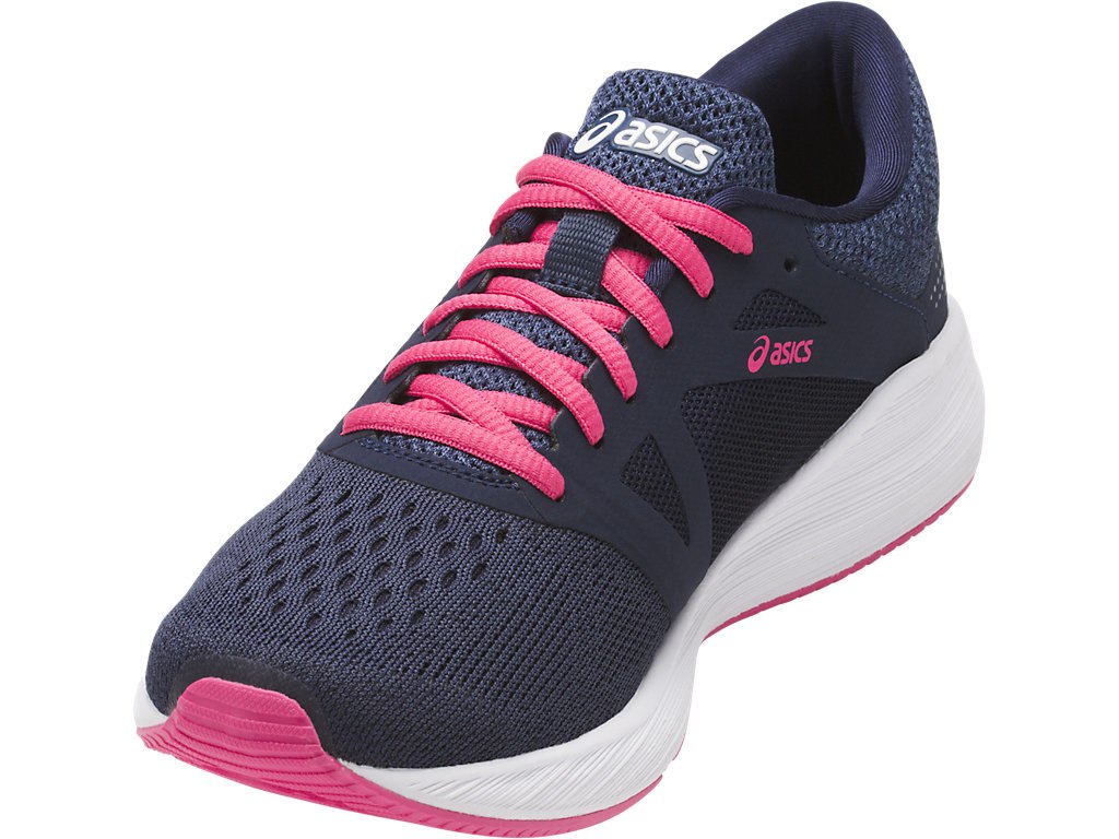 Asics Roadhawk Ff Running Shoes For Women Blue/Silver/Red 101PAFOC