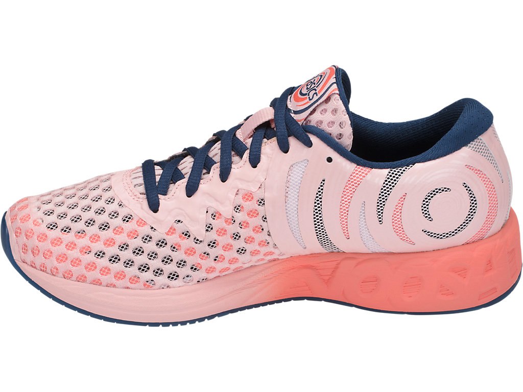 Asics Noosa Ff Running Shoes For Women Grey Pink/Dark Blue/Pink 109WITLO
