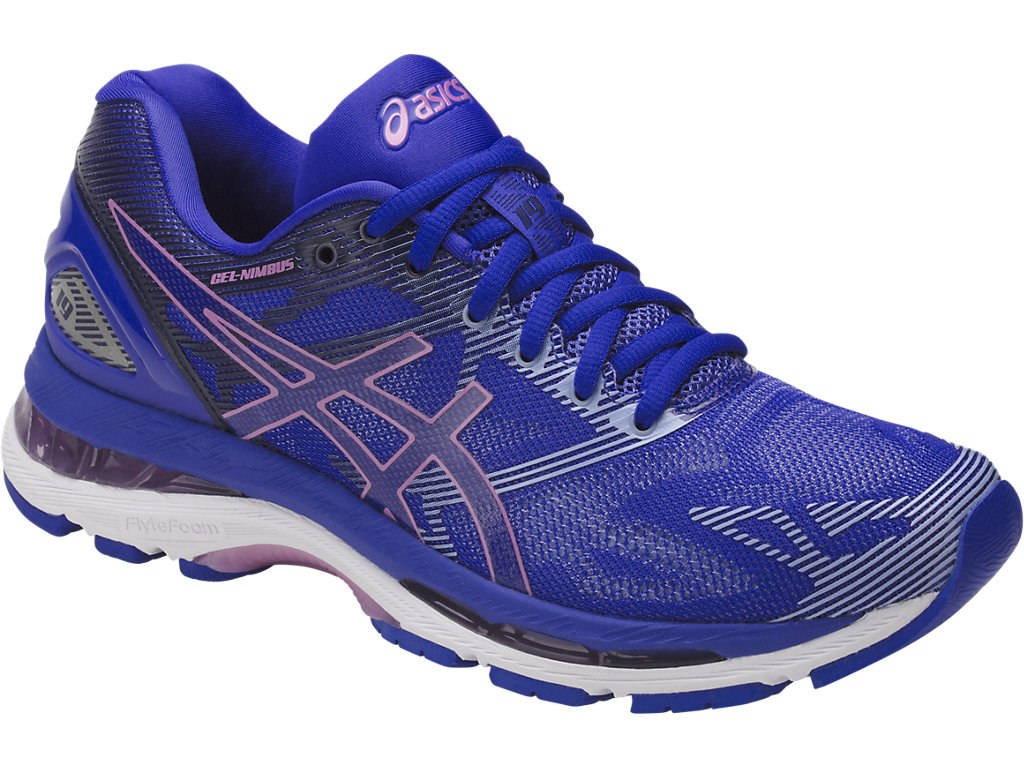 Asics Gel-Nimbus 19 Running Shoes For Women Blue Purple/Blue 116DKTMM