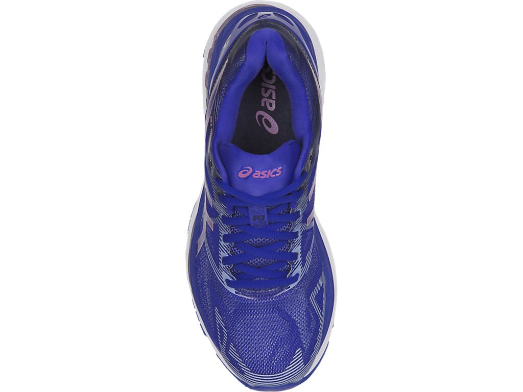 Asics Gel-Nimbus 19 Running Shoes For Women Blue Purple/Blue 116DKTMM