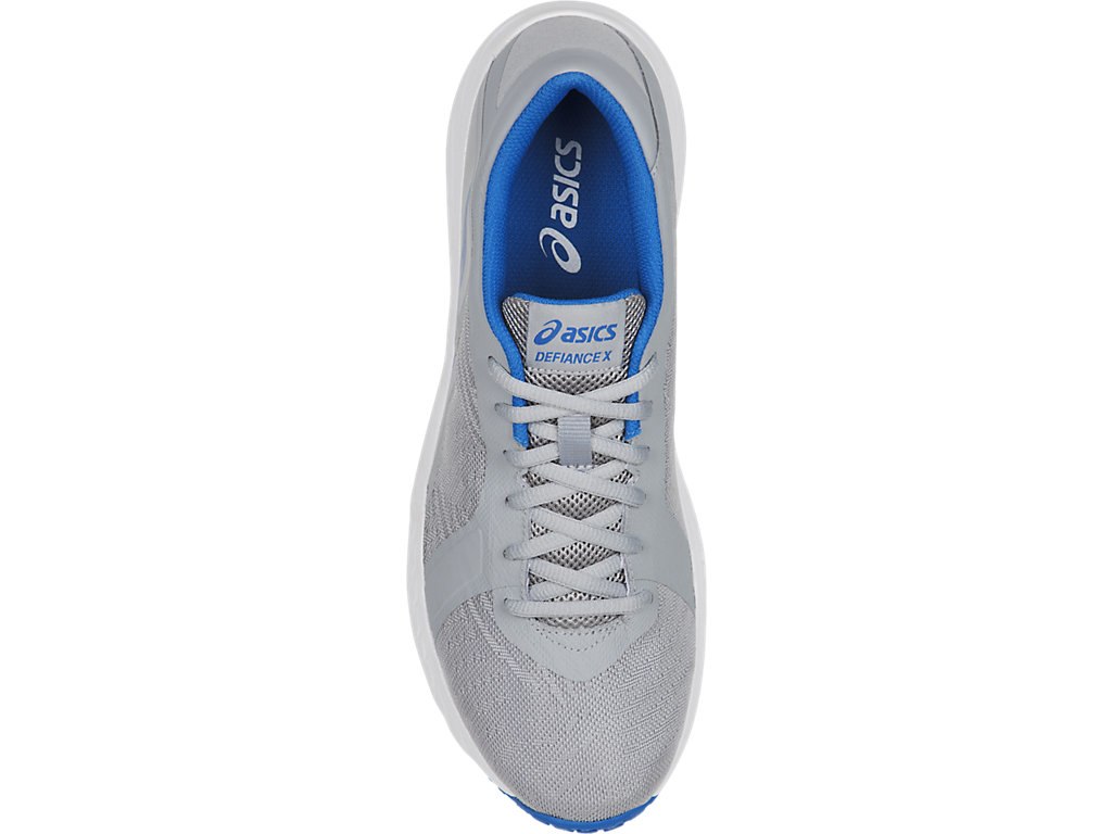 Asics Defiance X Training Shoes For Men Grey/Blue/White 123LRXWP