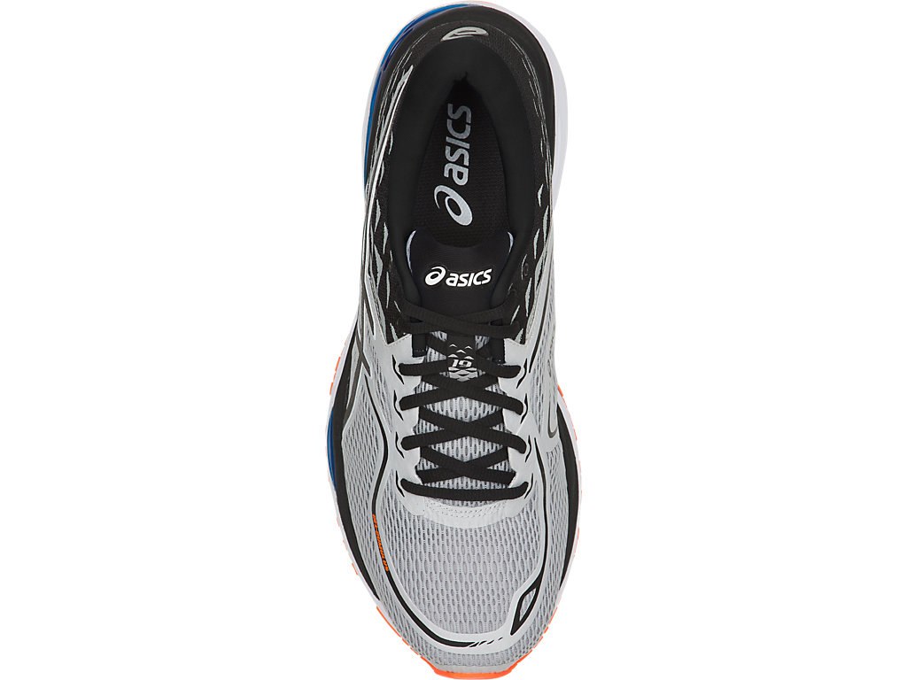 Asics Gel-Cumulus 19 Running Shoes For Men Grey/White/Blue 125AUMFL