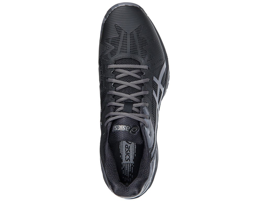 Asics Gel-Solution Speed 3 Tennis Shoes For Men Black/Dark Grey 128KZNIL
