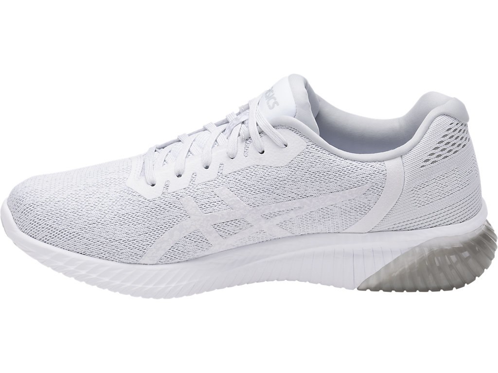 Asics Gel-Kenun Running Shoes For Men White/Grey 131XJJCY