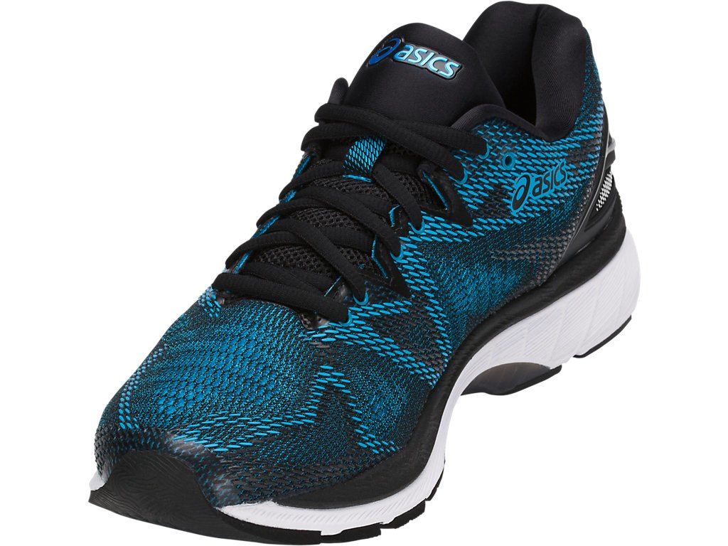 Asics Gel-Nimbus 20 Running Shoes For Men Blue/White/Black 137KECIF