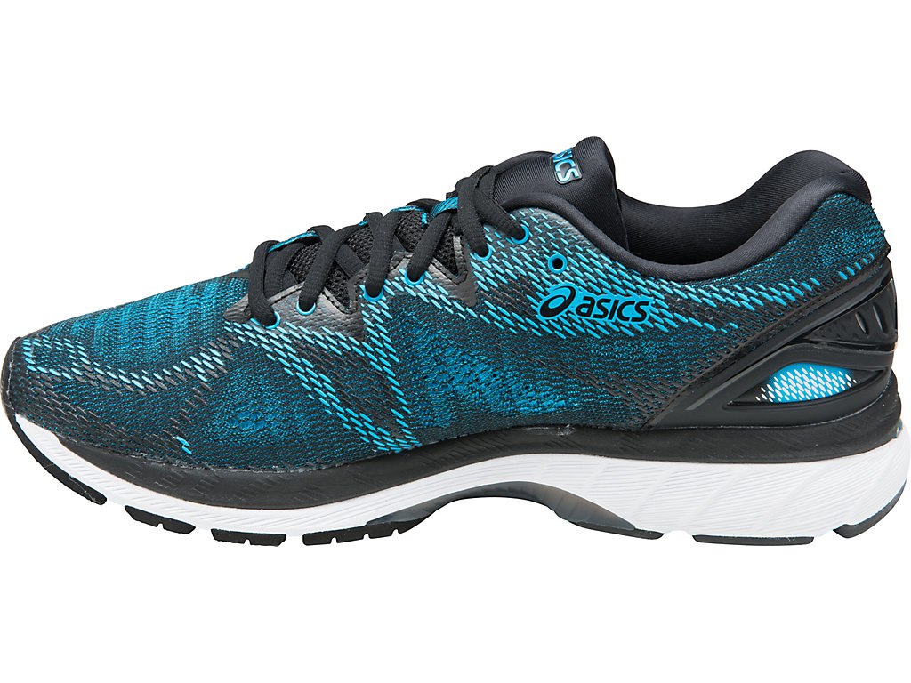 Asics Gel-Nimbus 20 Running Shoes For Men Blue/White/Black 137KECIF