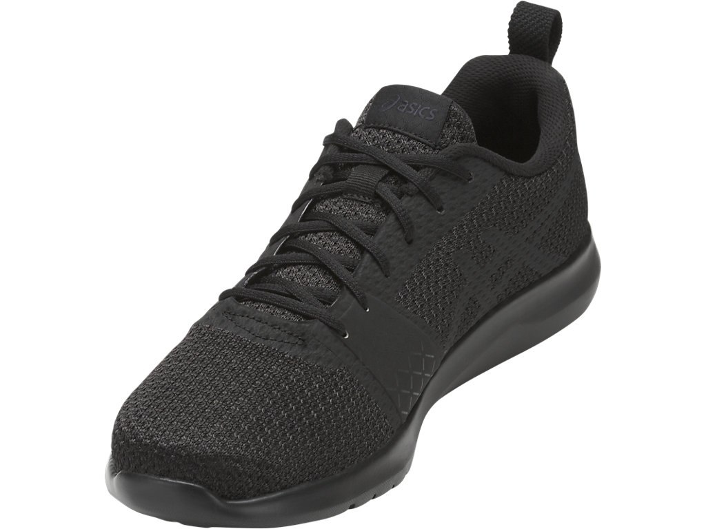 Asics Kanmei Running Shoes For Men Black/Black 142QZFPV